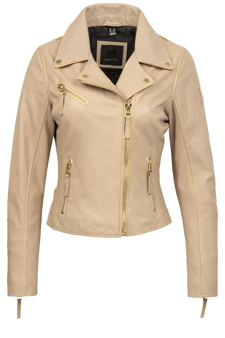 Mauritius Christy Gold Lamb Leather Jacket sold by Pinto Ranch product image thumbnail 2