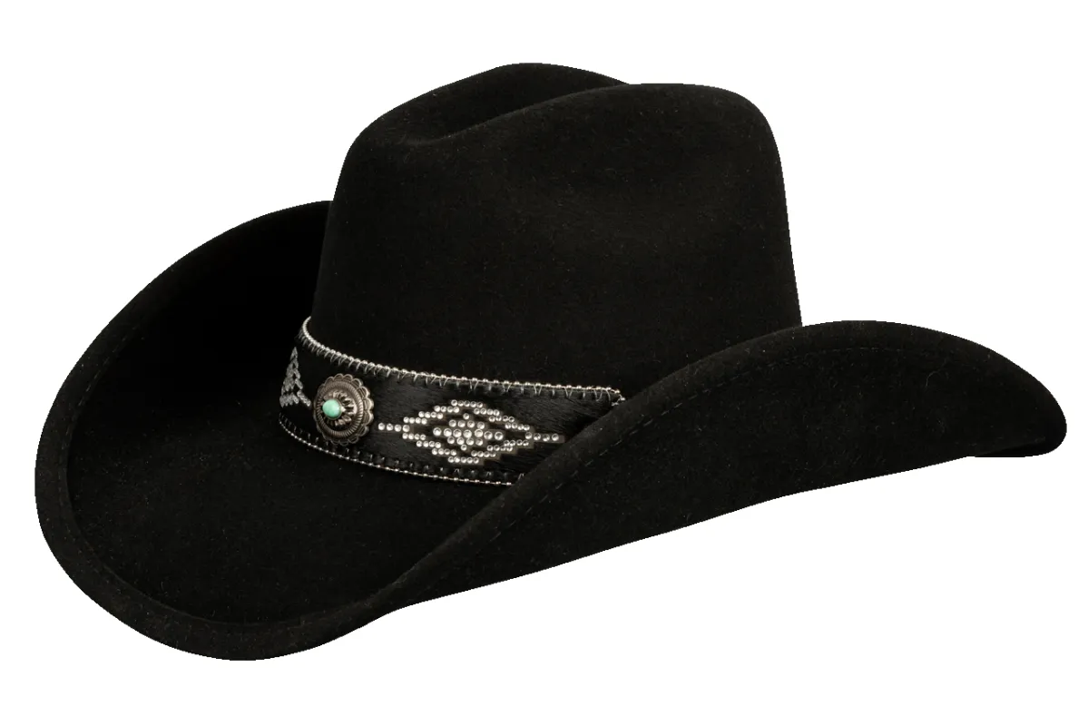 Bullhide Jolene Wool Hat - Black sold by Pinto Ranch