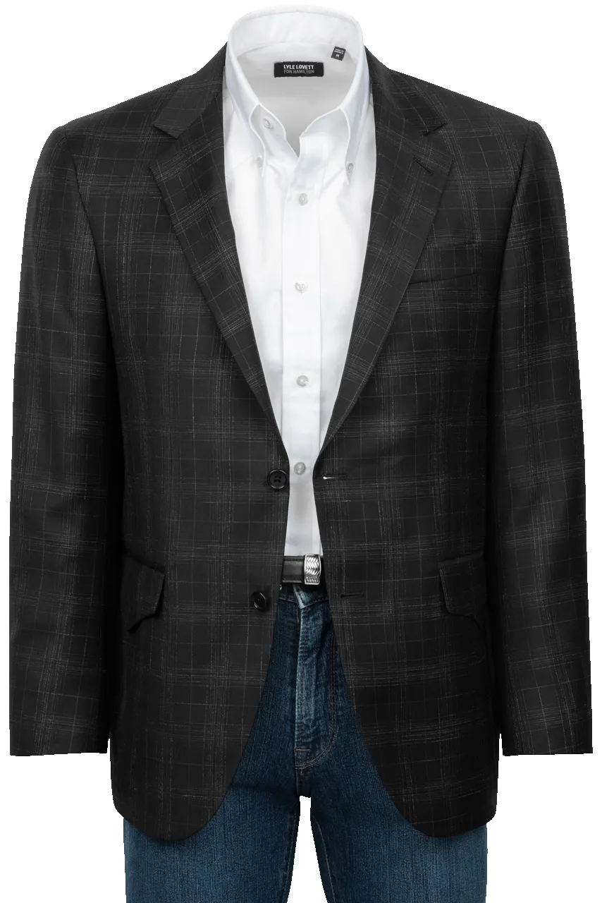 Pinto Ranch Black Plaid Sport Coat sold by Pinto Ranch product image thumbnail 3
