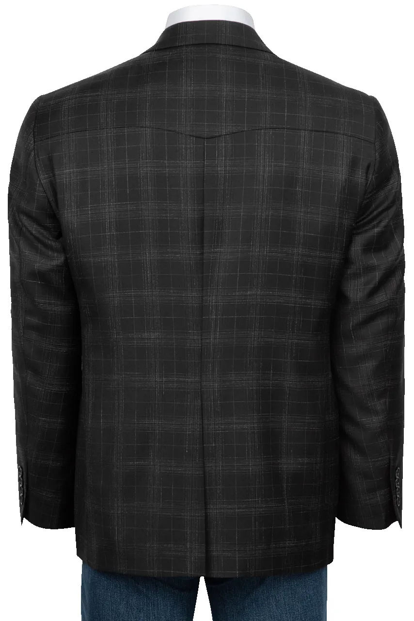 Pinto Ranch Black Plaid Sport Coat sold by Pinto Ranch product image thumbnail 2