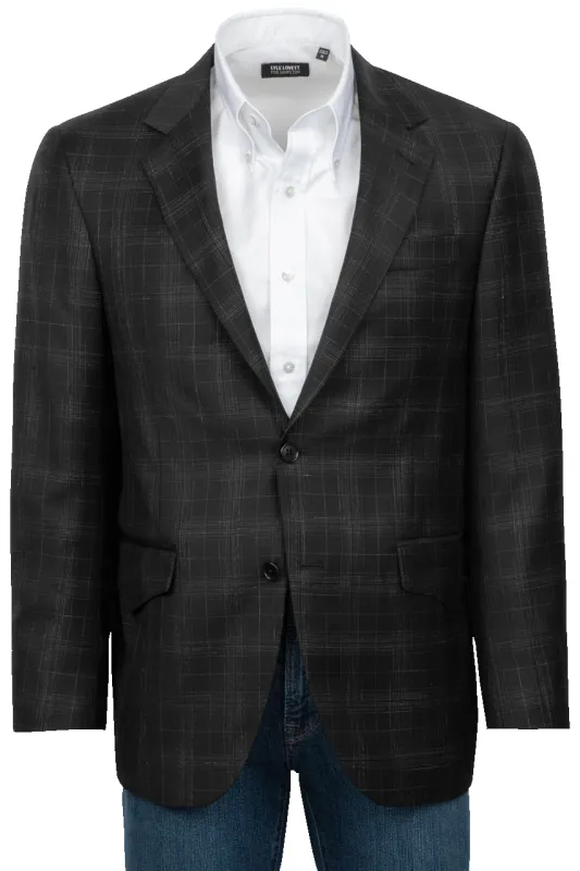 Pinto Ranch Black Plaid Sport Coat sold by Pinto Ranch