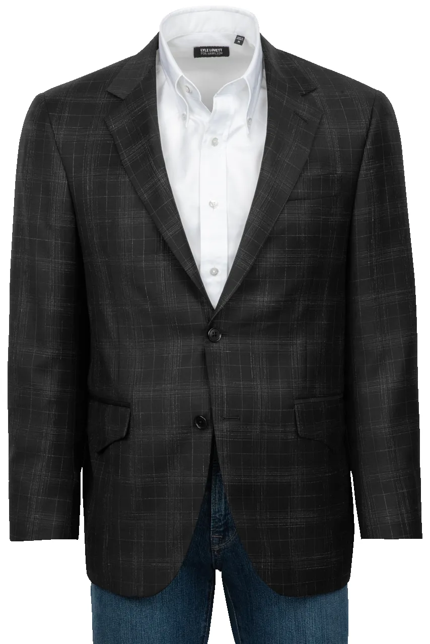 Pinto Ranch Black Plaid Sport Coat sold by Pinto Ranch