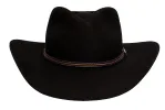 Stetson Woodrow Wool Hat - Black sold by Pinto Ranch