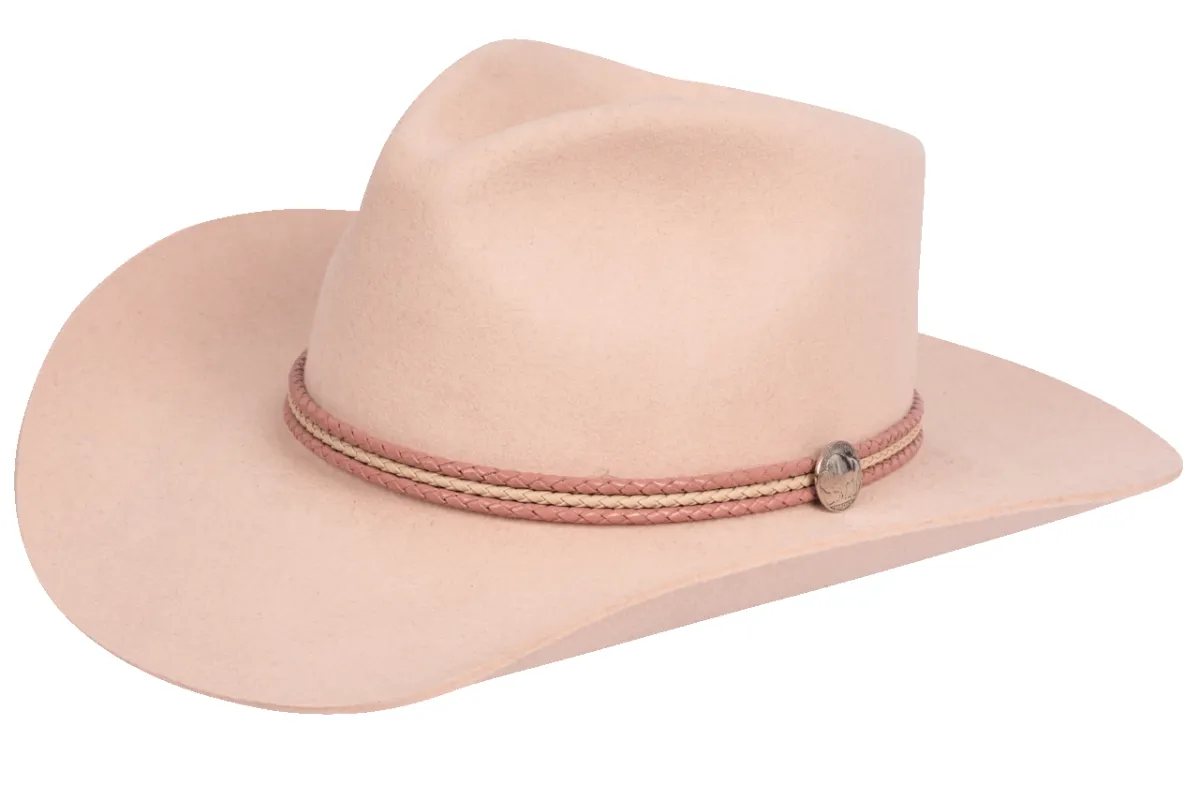 Stetson Woodrow Wool Hat - Pink sold by Pinto Ranch