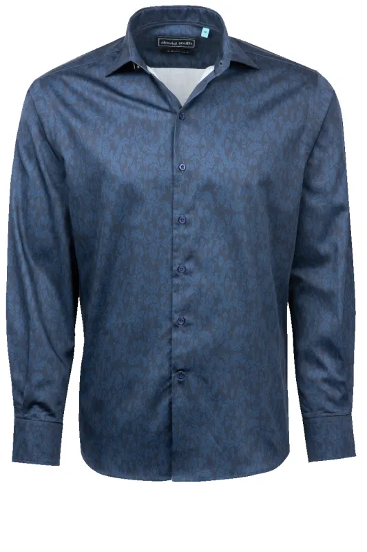 David Smith Australia Ink Paisley Button-Front Shirt sold by Pinto Ranch