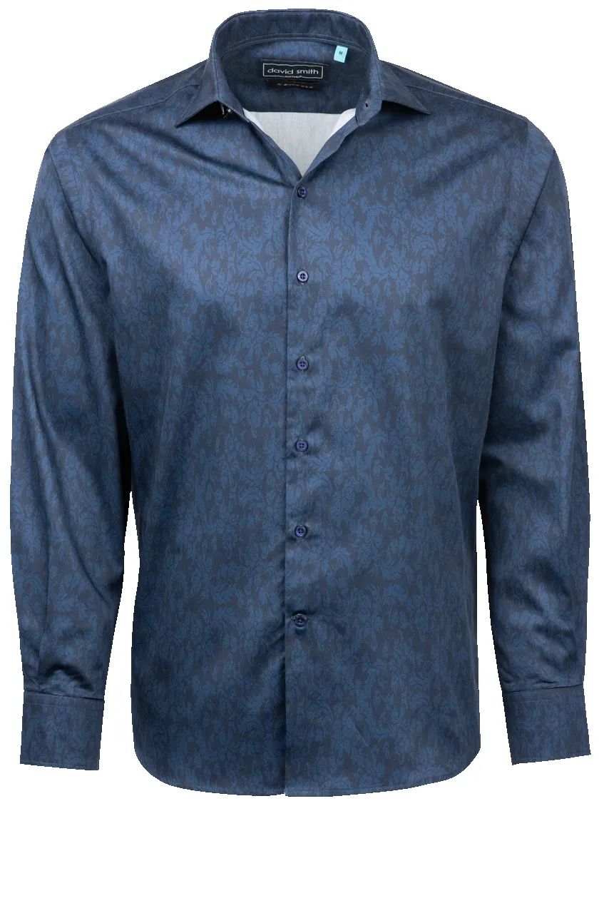 David Smith Australia Ink Paisley Button-Front Shirt sold by Pinto Ranch