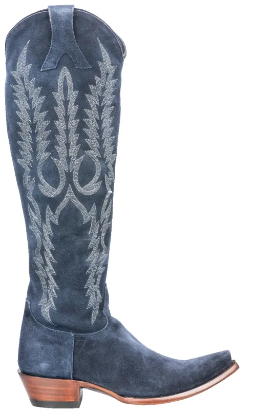 Old Gringo Suede Mayra Cowgirl Boots - Navy sold by Pinto Ranch