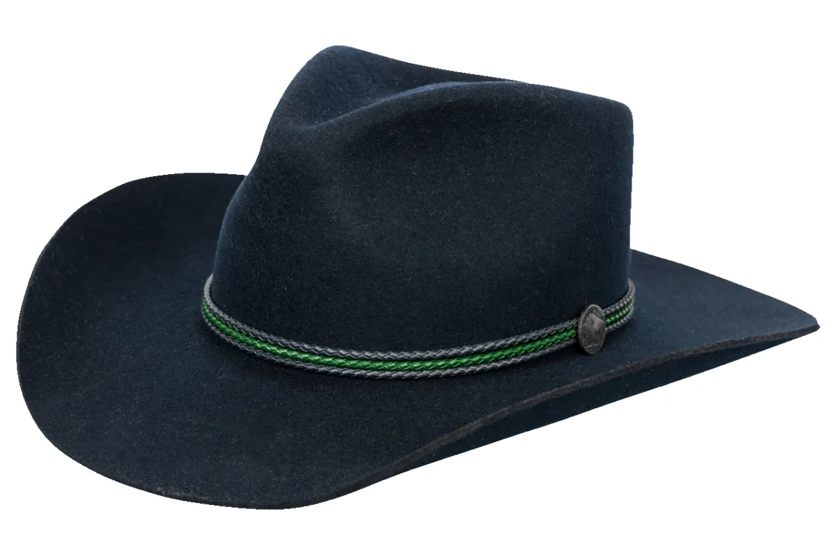 Stetson Woodrow Wool Hat - Navy sold by Pinto Ranch