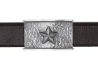 Clint Orms 1.5" Silver Star Trophy Buckle sold by Pinto Ranch