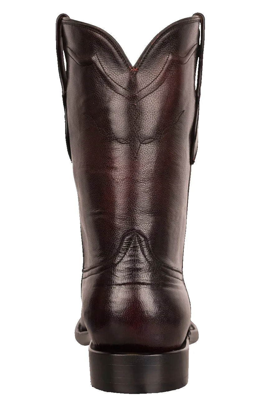 Black Jack Brush Off Goat Roper Boots - Black Cherry sold by Pinto Ranch product image thumbnail 3