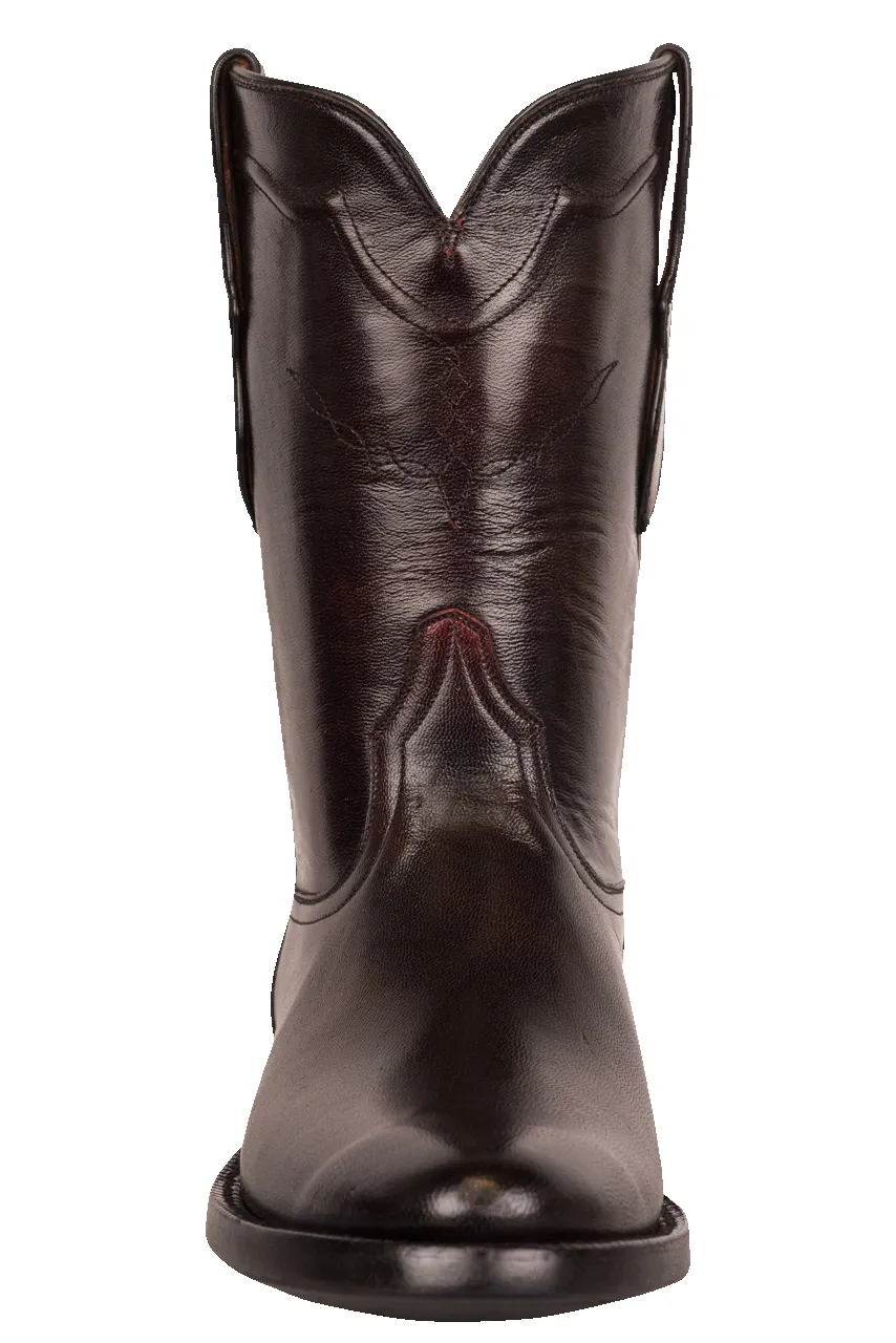 Black Jack Brush Off Goat Roper Boots - Black Cherry sold by Pinto Ranch product image thumbnail 2