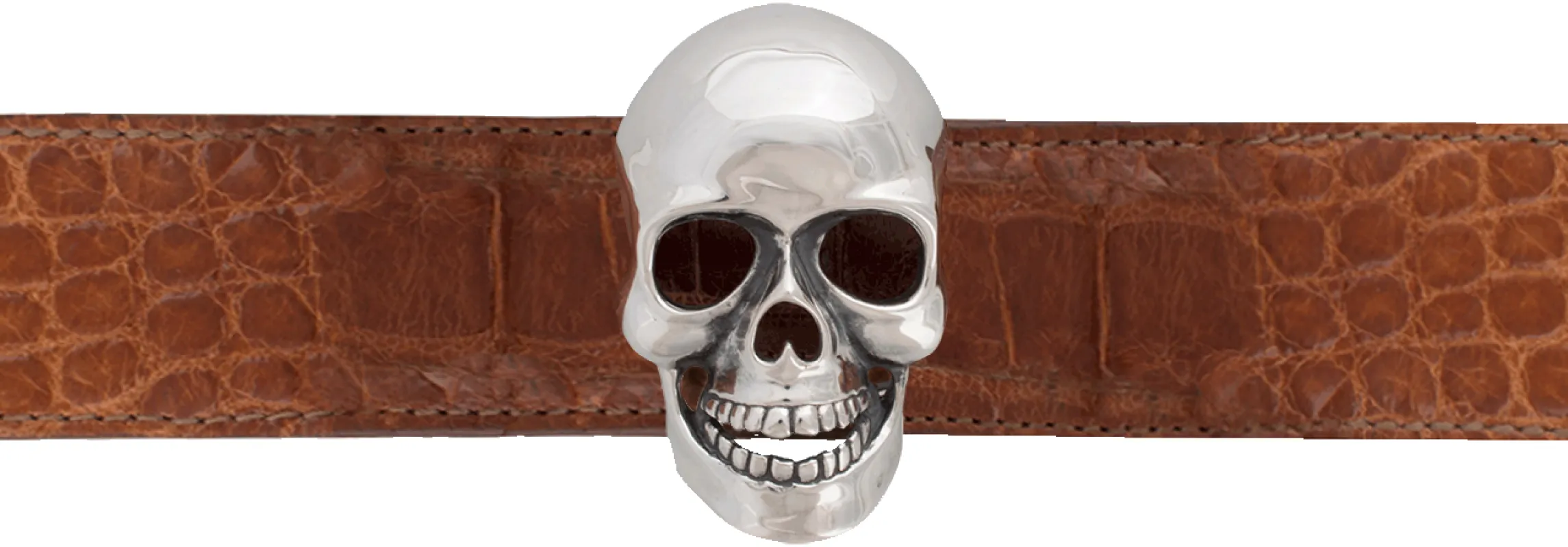 Jeff Deegan 1.5" Classic Skull Trophy Buckle sold by Pinto Ranch