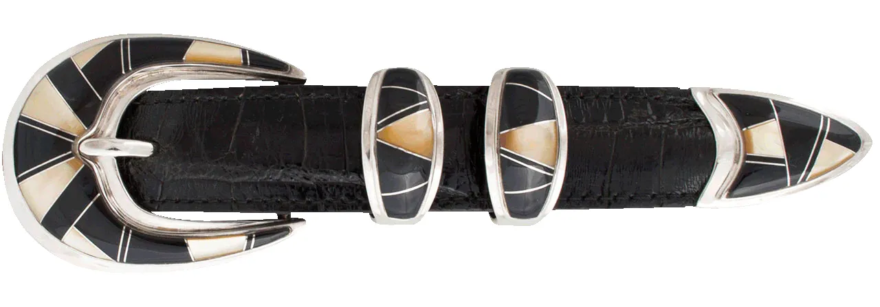 B.G. Mudd 1" Onyx Buckle Set sold by Pinto Ranch