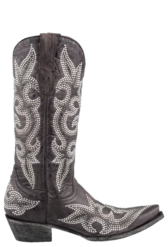 Old Gringo Crystal Diego Cowgirl Boots - Dark Brown sold by Pinto Ranch