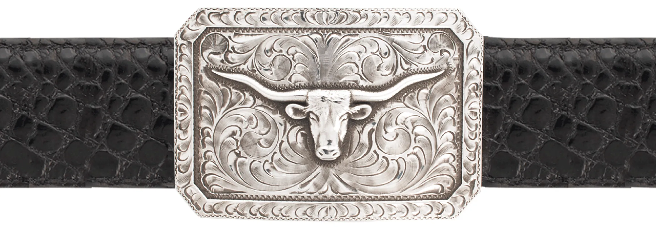 Pinto Ranch 1.5" Longhorn Trophy Buckle sold by Pinto Ranch