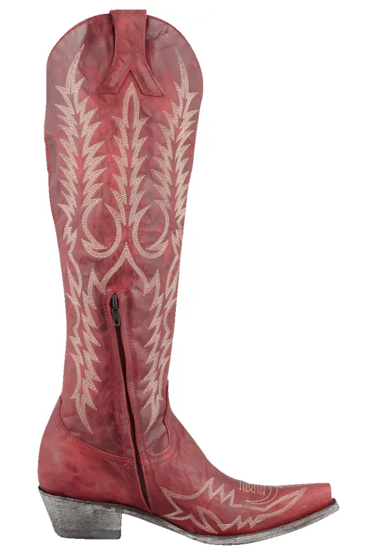Old Gringo Goat Mayra Cowgirl Boots - Red sold by Pinto Ranch