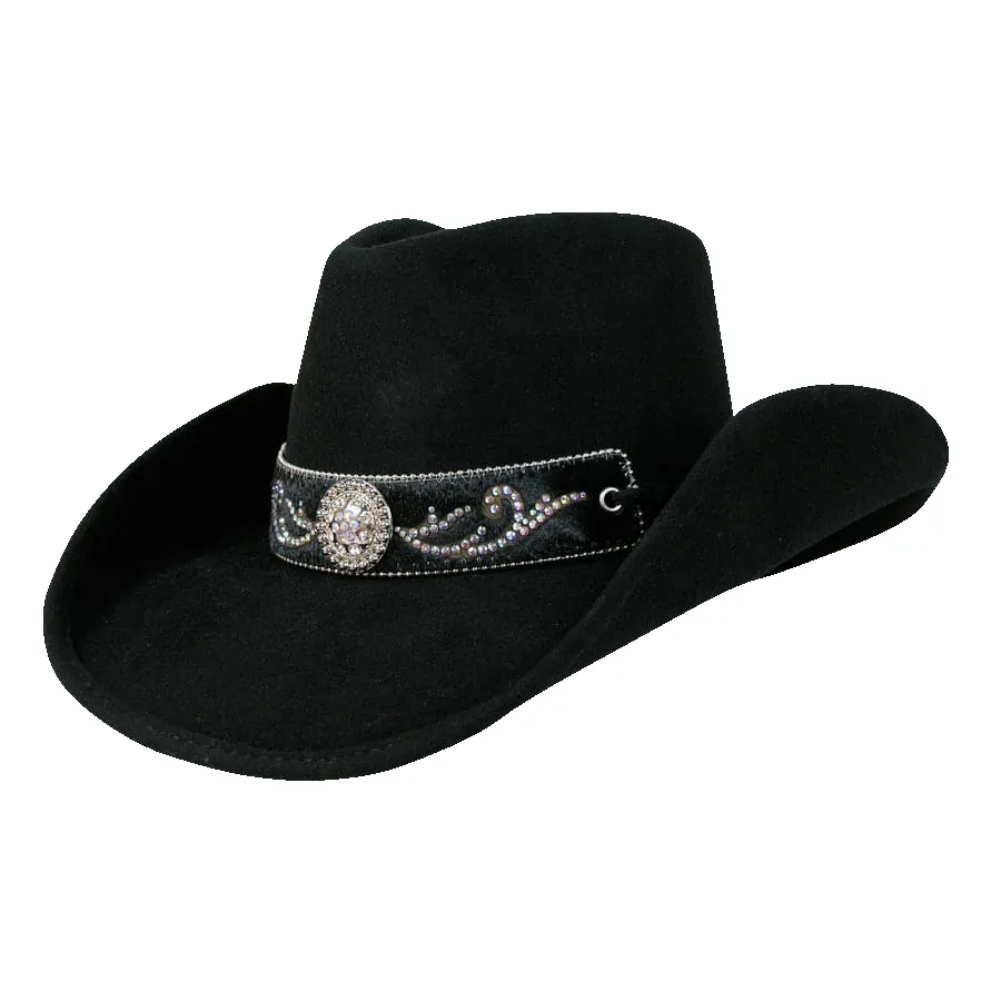 Bullhide Hangin' Out Felt Cowboy Hat - Black sold by Pinto Ranch