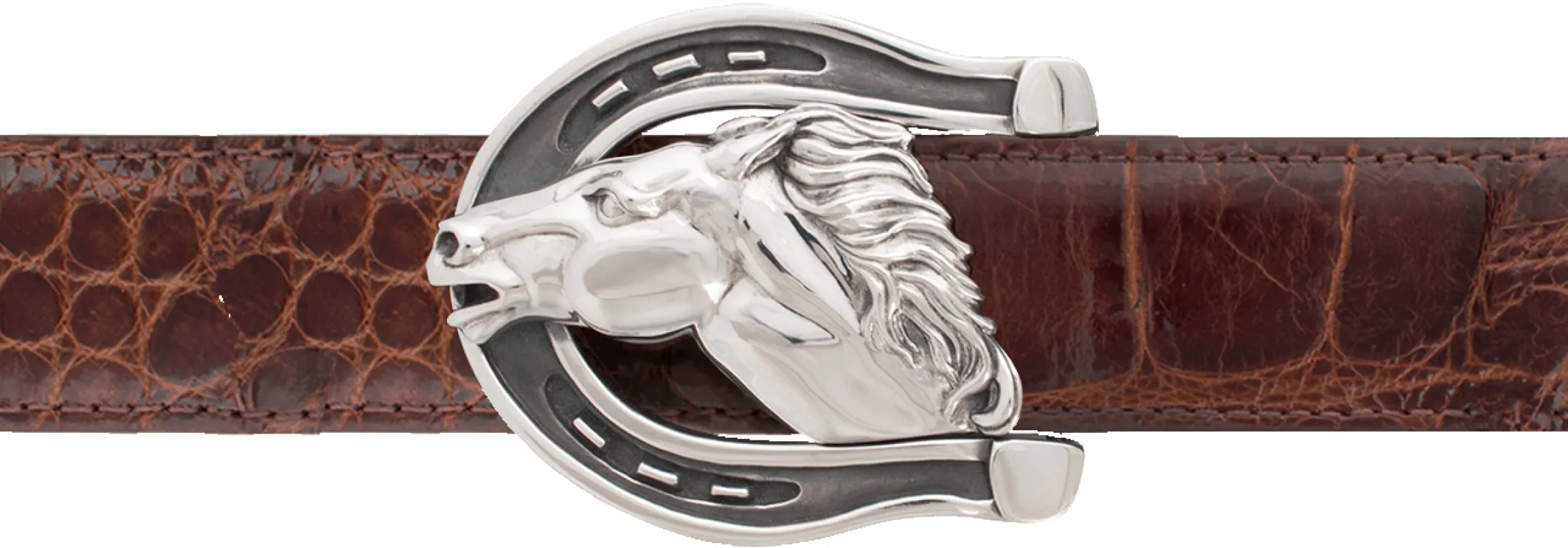 Jeff Deegan 1.5" Horsehead Trophy Buckle sold by Pinto Ranch