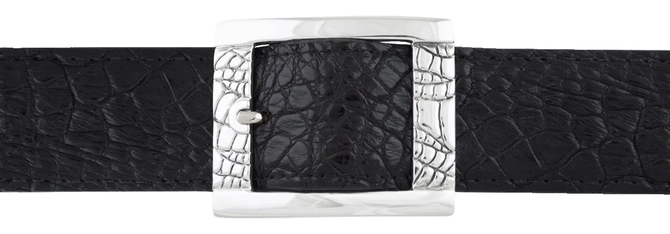 Jeff Deegan 1.5" Contemporary Gator Trophy Buckle sold by Pinto Ranch