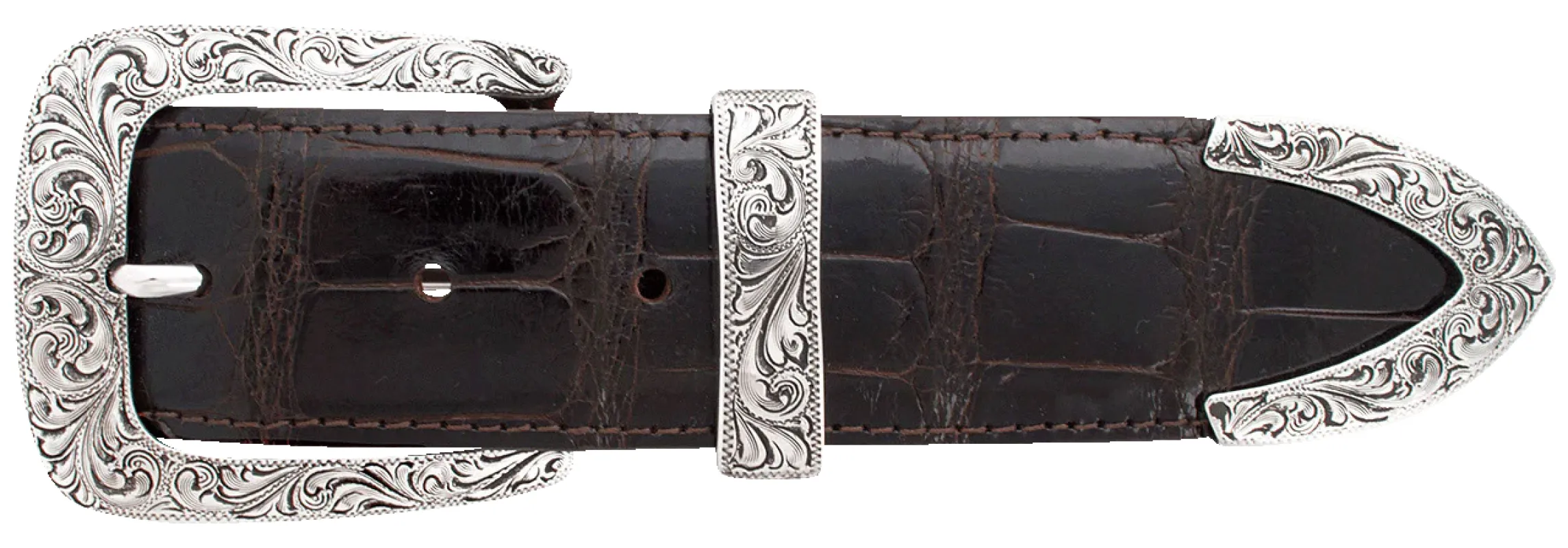 Chacon Caliente Engraved 1.5" Buckle Set sold by Pinto Ranch
