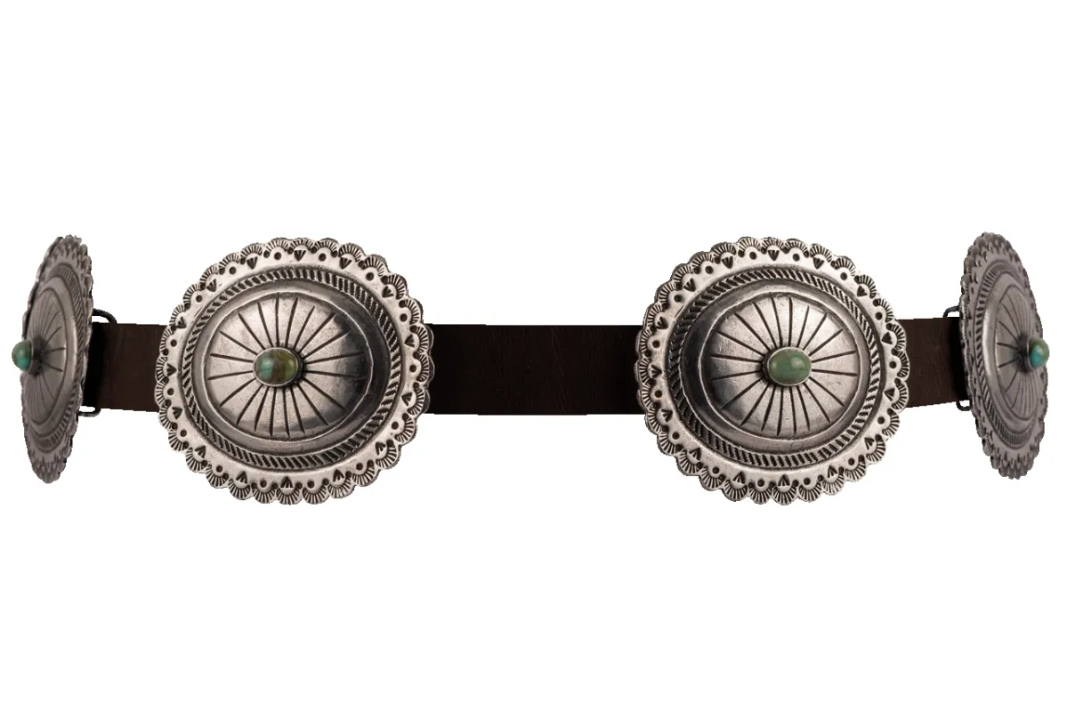 Double D Ranch Carraccas Concho Belt sold by Pinto Ranch