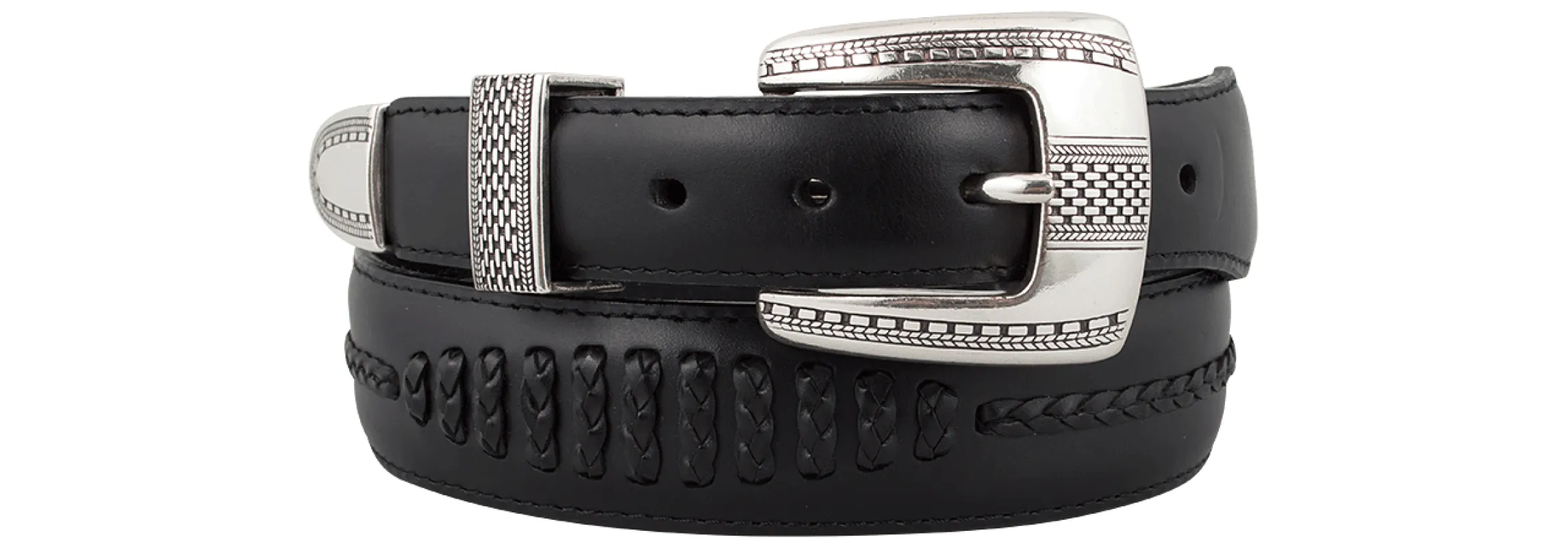 Brighton Salina Belt - Black sold by Pinto Ranch