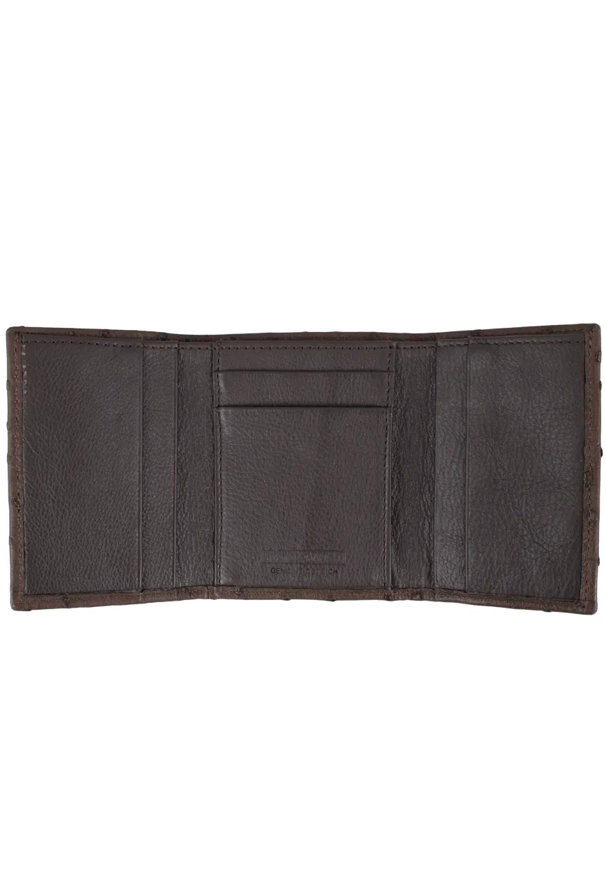 Pinto Ranch Trifold Ostrich Wallet sold by Pinto Ranch product image thumbnail 2