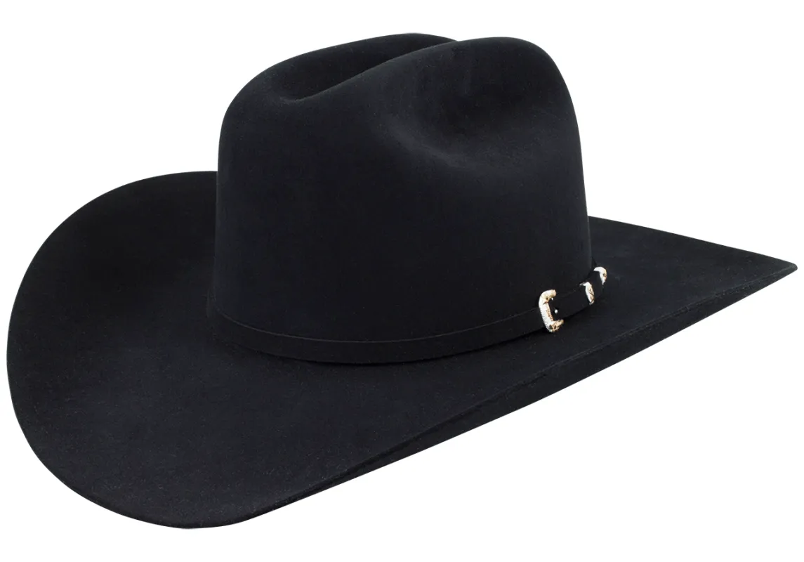 Stetson 30X El Patron Felt Cowboy Hat - Black sold by Pinto Ranch