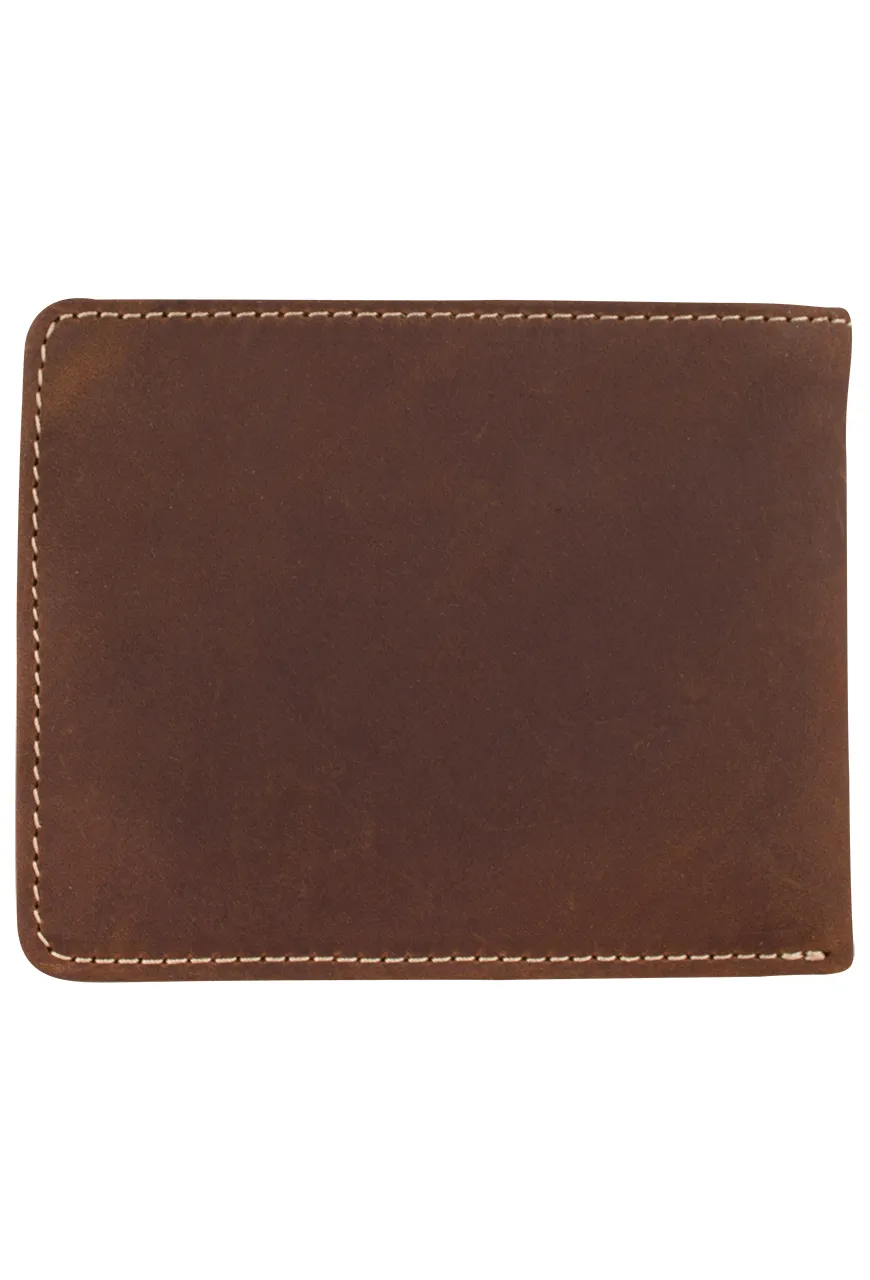 Justin Dark Brown Classic Passcase Wallet sold by Pinto Ranch product image thumbnail 2