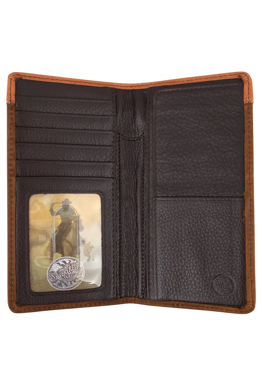 Justin Brown Lone Star Checkbook Wallet sold by Pinto Ranch product image thumbnail 3