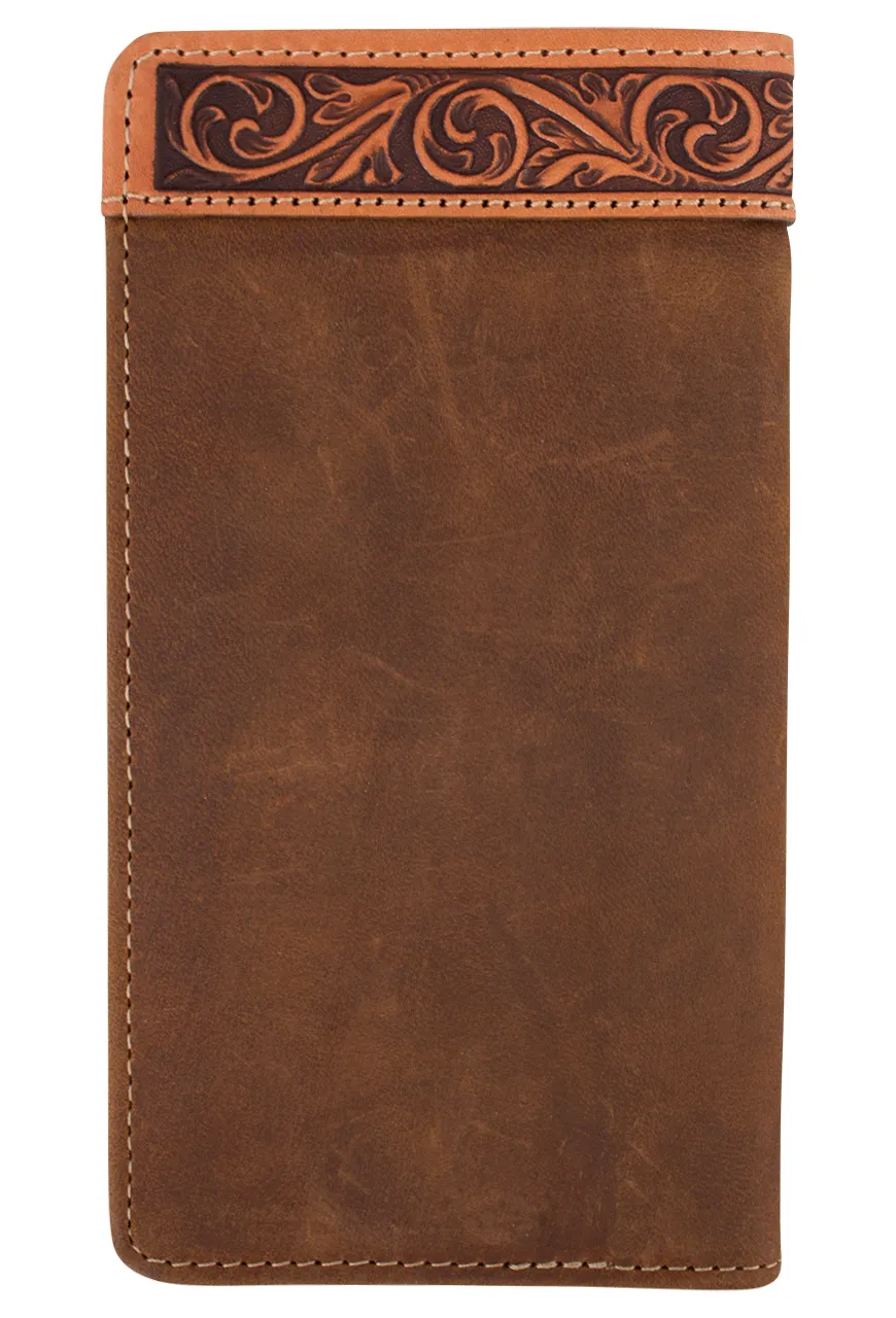 Justin Brown Lone Star Checkbook Wallet sold by Pinto Ranch product image thumbnail 2