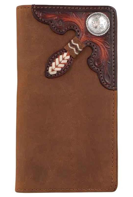 Justin Brown Buckaroo Checkbook Wallet sold by Pinto Ranch