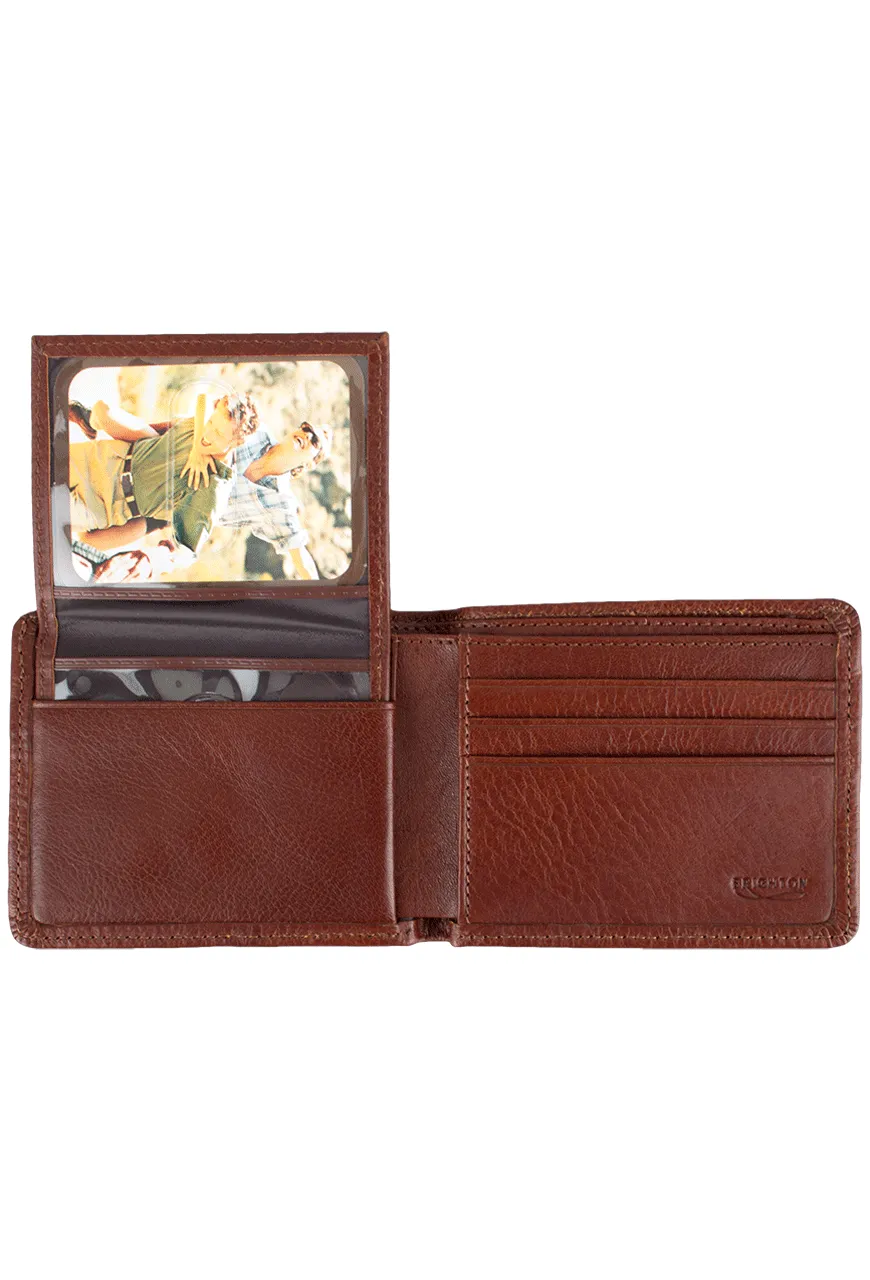 Brighton Brown Leather Carnegie Passcase Wallet sold by Pinto Ranch product image thumbnail 3