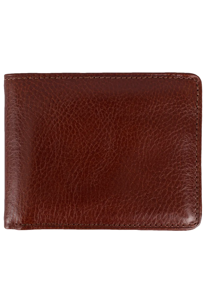 Brighton Brown Leather Carnegie Passcase Wallet sold by Pinto Ranch