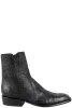 Stallion Full Quill Ostrich Zorro Ankle Boots - Black sold by Pinto Ranch