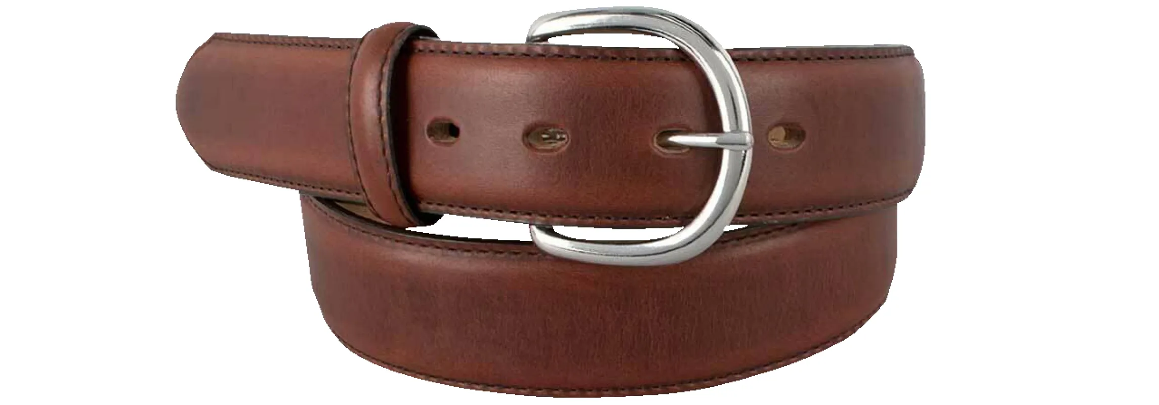 Justin 1.25" Classic Western Belt - Dark Brown made by Justin Boots