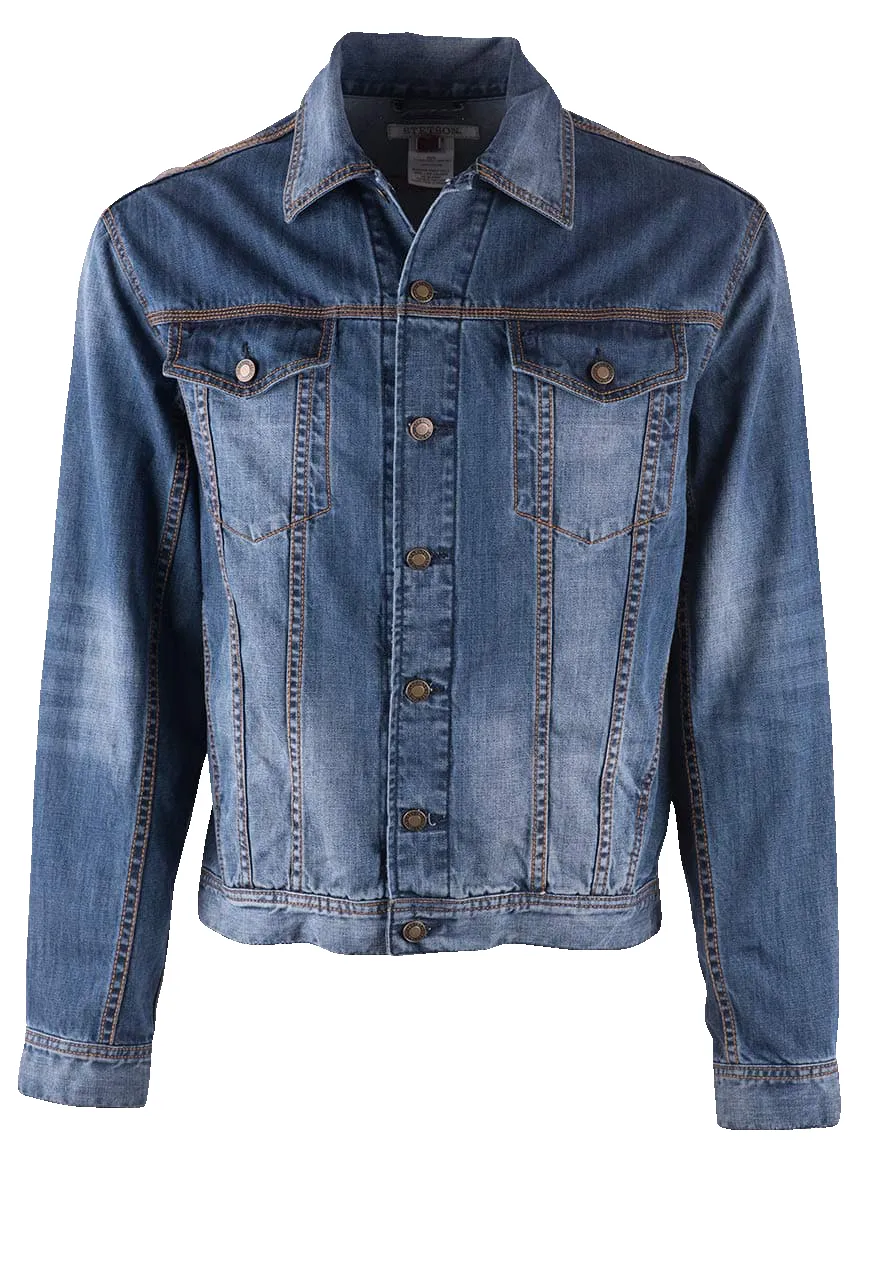 Stetson Men's Vintage Denim Jacket sold by Pinto Ranch product image thumbnail 3
