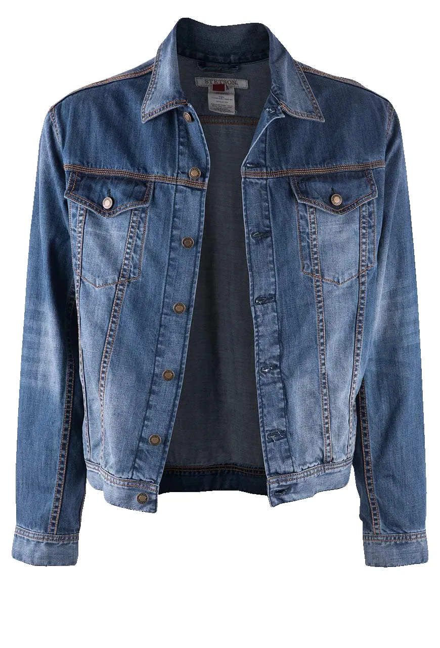 Stetson Men's Vintage Denim Jacket sold by Pinto Ranch