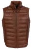 Scully Ribbed Cognac Lamb Leather Vest sold by Pinto Ranch
