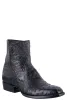 Stallion Full Quill Ostrich Zorro Ankle Boots - Black Cherry sold by Pinto Ranch