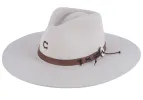Charlie 1 Horse Tepee Hat - Bone sold by Pinto Ranch