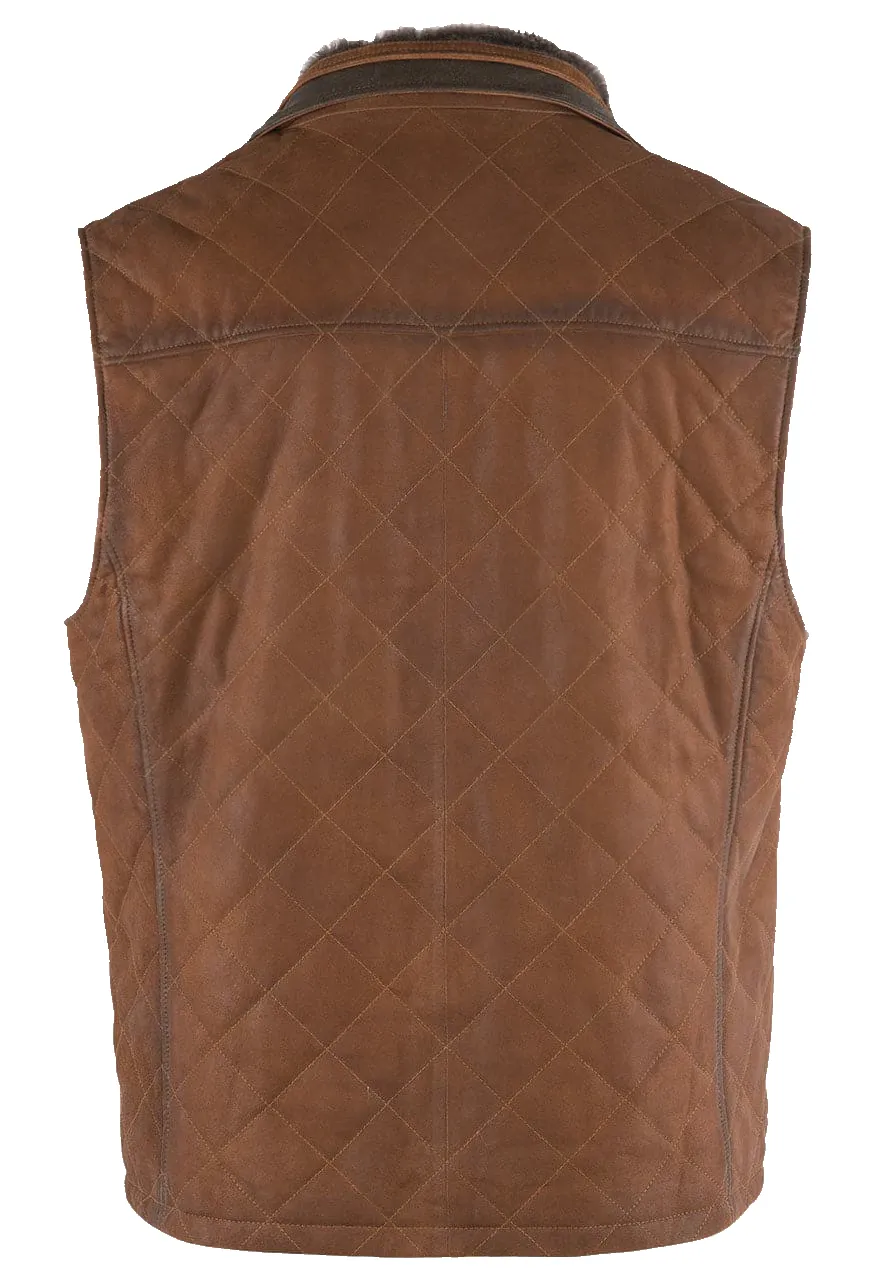 Madison Creek Beaver Creek Bourbon Goat Suede Vest sold by Pinto Ranch product image thumbnail 4