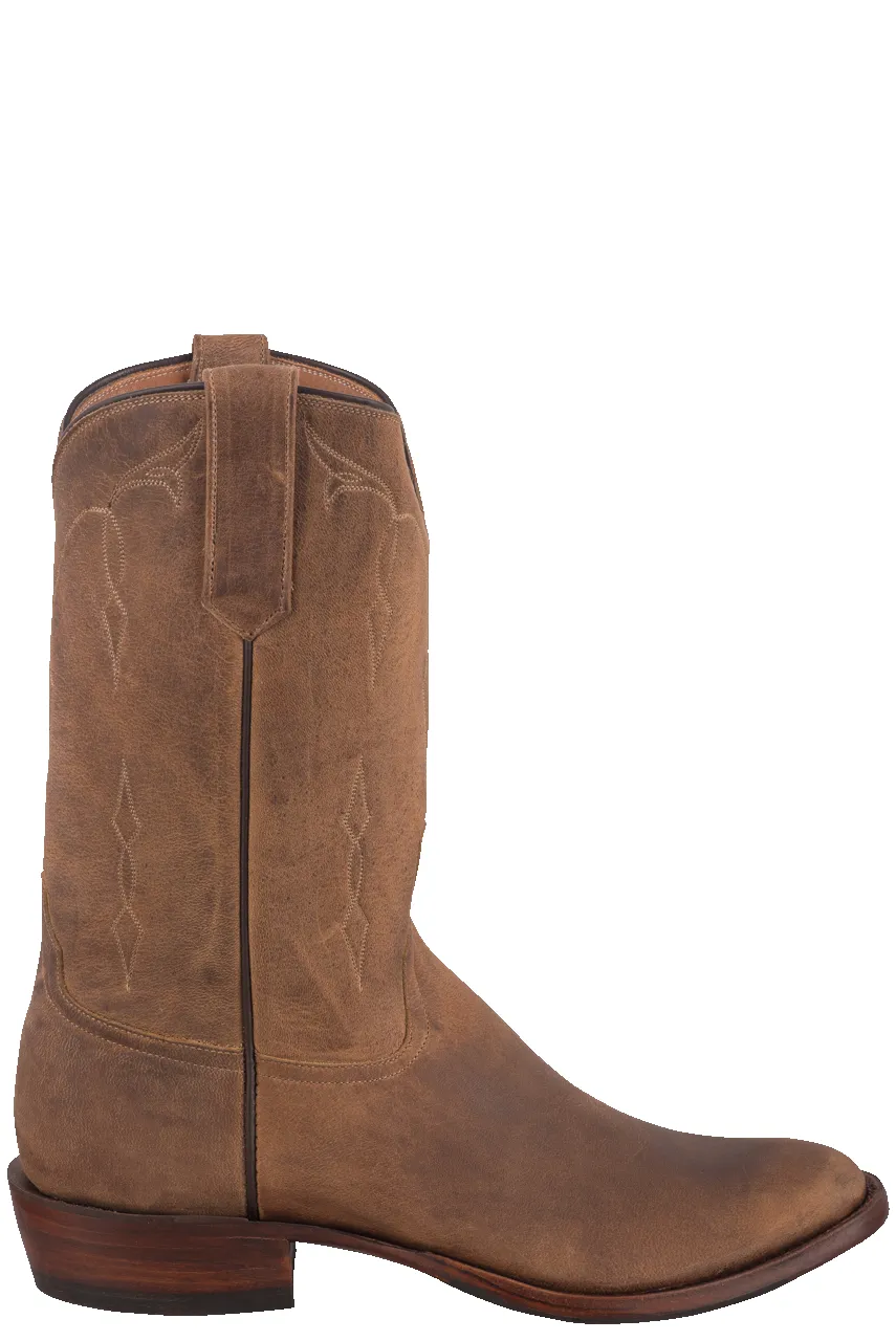 Rios of Mercedes Elk Bottom Roper Boots - Sand sold by Pinto Ranch