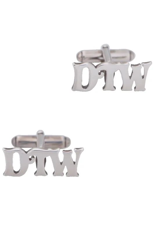 Pinto Ranch Sterling Silver Initial Cufflinks sold by Pinto Ranch