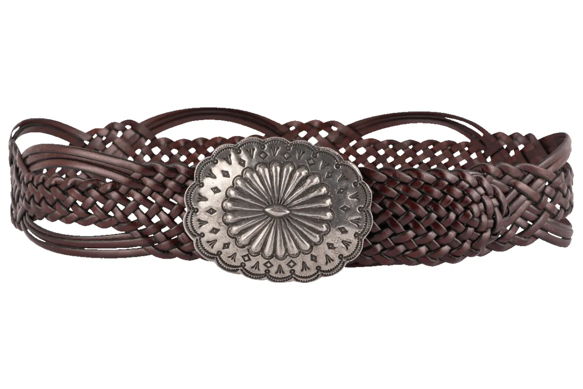 Double D Ranch Braided Leather Belt sold by Pinto Ranch
