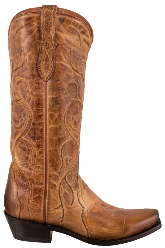 Lucchese Mad Dog Patsy Cowgirl Boots - Tan made by Lucchese