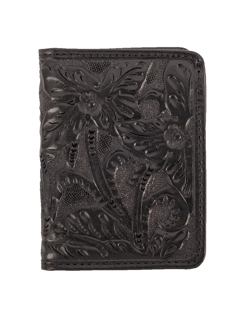 Leegin Floral Tooled Bi-Fold Wallet sold by Pinto Ranch