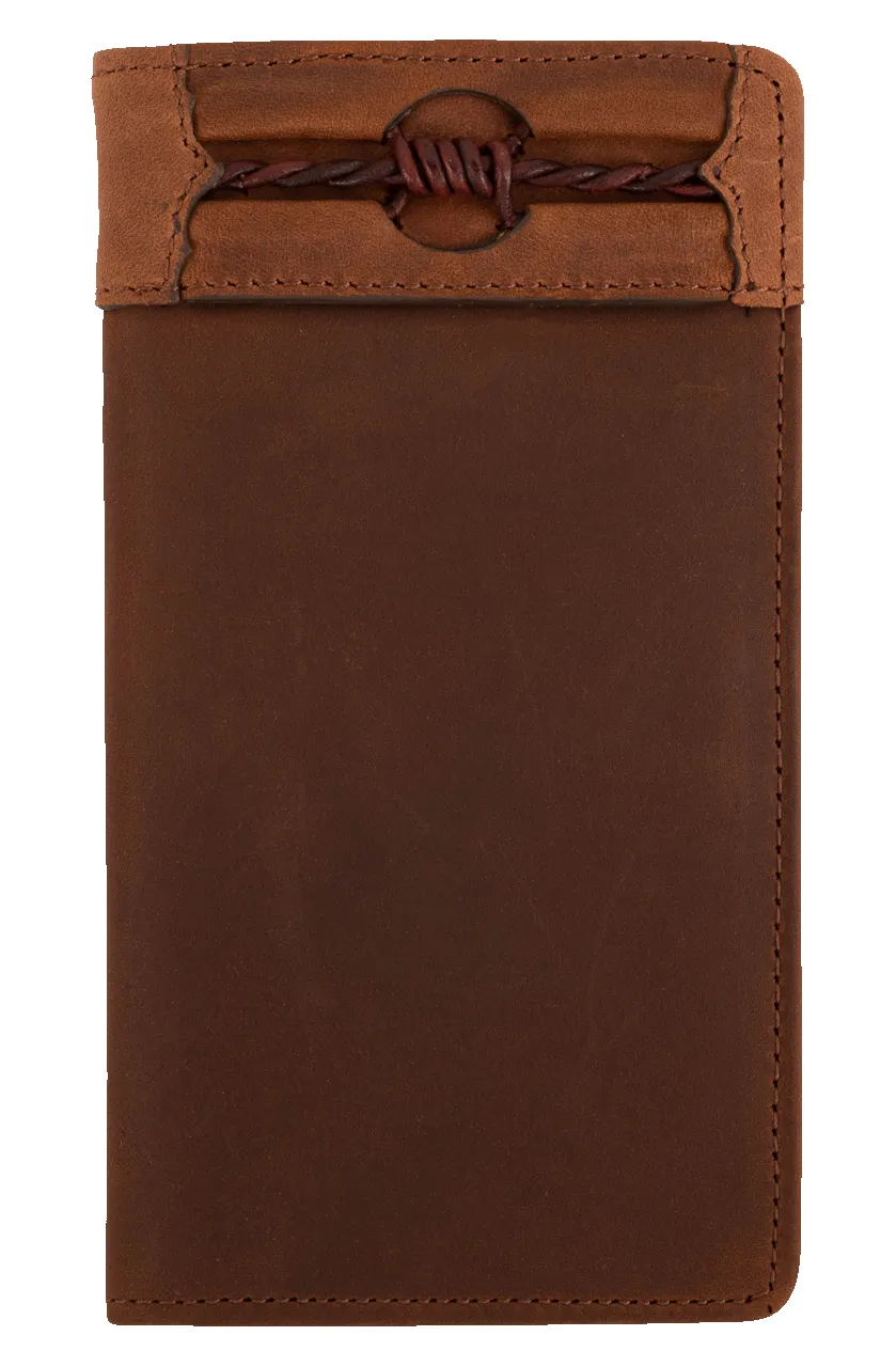 Leegin Aged Leather Checkbook Wallet sold by Pinto Ranch