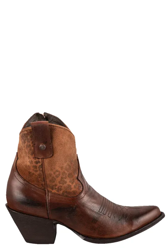 Old Gringo Goat Corinna Leopardito Booties - Tan sold by Pinto Ranch
