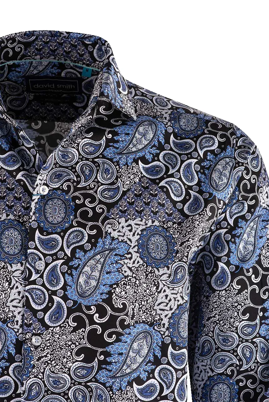 David Smith Australia Vintage Blue Button-Front Shirt sold by Pinto Ranch product image thumbnail 3